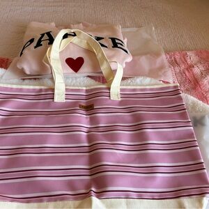 Striped PARKE Tote Bag 2026 Valentines Day Drop.
